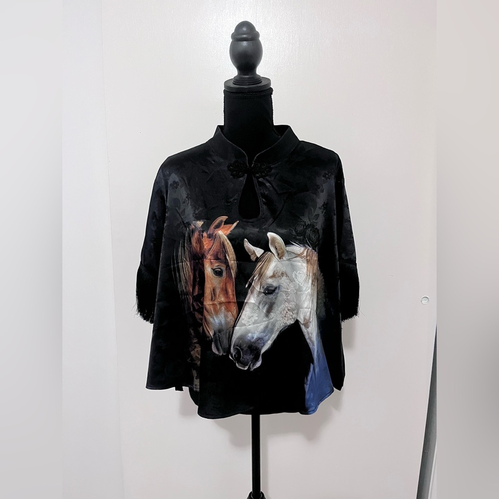 Dressed in Lala Mustang Moon Fringe Shirt